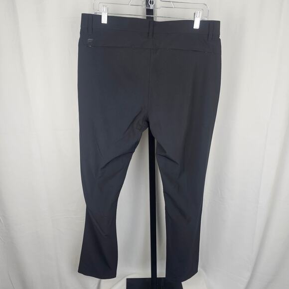 Fabletics Everyday Tech Pants 33x32 Black Stretch Modern Fit - Picture 5 of 6